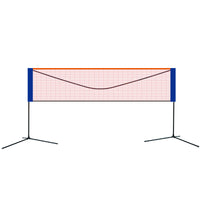 Portable Folding Badminton Net Stand Set for Outdoor and Indoor Use - Easy Setup Mobile Net Support Frame