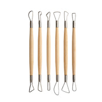 6-inch Flat Wire Clay Sculpting Tool Set for Pottery and Model Making