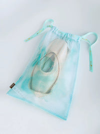Ballet Dance Shoe Bag with Drawstring for Kids and Adults, Printed Storage Pouch for Pointe, Jazz, and Lyrical Shoes