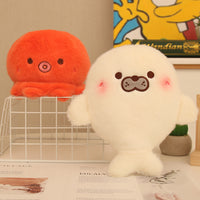 Ocean Animal Plush Toy Soft Stuffed Doll for Claw Machine and Decor