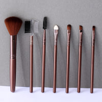 7-Piece Professional Makeup Brush Set for Face and Eyes