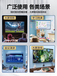 5G Wireless HDMI Screen Mirroring Adapter for Phone to TV/Projector, 4K HD Display Dongle for iOS/Android