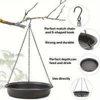 Hanging Bird Bath and Feeder for Garden and Patio Decoration