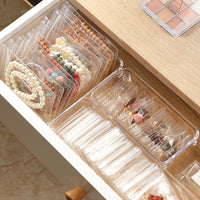 PVC Anti-Tarnish Sealed Jewelry Storage Bags, Transparent Zip Pouches for Earrings, Necklaces, and Accessories