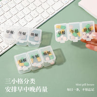 7-Day Portable Pill Organizer with Moisture-Proof Compartments for Daily Medication