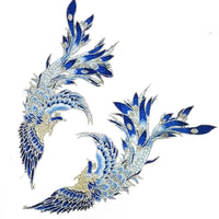 Embroidered Phoenix Applique for Cheongsam and Hanfu