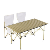 Portable Folding Camping Table and Chair Set for Outdoor Picnic Travel