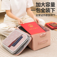 Multi-functional Polyester Document Storage Bag, Thickened Waterproof Organizer