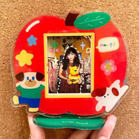 Cute Instant Photo 3-inch Acrylic Photo Frame Stand for Desk Decor