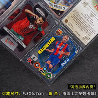 9-Pocket Trading Card Album Pages for Ultraman Cards, Thickened Transparent Collector Sheets