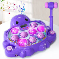 Whack-A-Mole Game Toy for Kids, Interactive Parent-Child Early Education Push-Button Game Machine