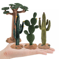 Artificial Tropical Plant Models Cactus Baobab Tree Micro Landscape Ornaments