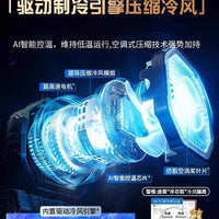 Portable USB Rechargeable Camping Fan with Long-Lasting Battery and Cooling Function for Outdoor and Office Use