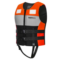 Adult Professional Life Vest for Boating Fishing Swimming and Flood Rescue, High Buoyancy