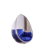 Outdoor Swing Bubble Chair Transparent Glass Ball Indoor Hanging Basket Space Chair Nordic Style for Airbnb