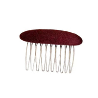Vintage Wool Felt Hair Comb Clip for Women, Anti-slip Hairpin for Bangs and Side Hair Styling