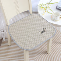 Thickened Embroidered Non-Slip Chair Cushion for Office, Dining, and Student Chairs