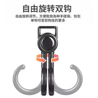 Car Seat Headrest Hooks for Bags and Organizers, Multi-functional Vehicle Backseat Hanger