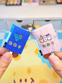 Miniature Folder and Notebook Set for Dollhouse Decor and Photography Props