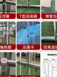 Portable Greenhouse Walk-in Plant Grow House with Insulated Cover for Outdoor Garden