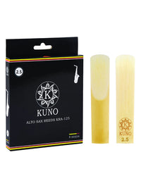 KUNO Saxophone Reeds for Alto/Tenor/Soprano Saxophones, E-flat, Beginner to Advanced
