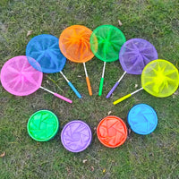 Retractable Kids Fishing Net and Folding Bucket Set for Catching Fish, Butterflies, and Small Aquatic Animals