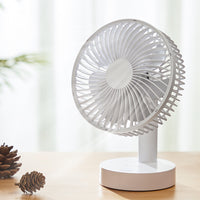 Kassidoff USB Rechargeable Oscillating Desk Fan with Long Battery Life
