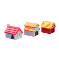 Miniature Farmhouse Cottage Resin Ornaments for DIY Micro Landscape Decor