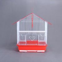Large Parrot Cage Peony Villa Bird Cage Pearl Iron Art Metal Bird Cage Small Bird Cage