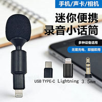 Mini Type-C USB Microphone for Smartphones, Tablets, Laptops & Desktops