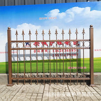 Wrought Iron Balcony Railing Outdoor Terrace Safety Fence