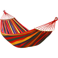 Double-Line Thickened Canvas Hammock with Duckbill Buckle for Outdoor Camping and Leisure Travel