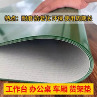 Green Anti-Static Rubber Mat for Workbenches and Flooring, Thickened Smooth Surface