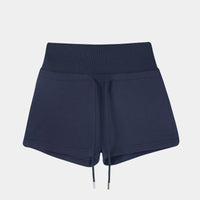 High-Waisted Stretch Athletic Shorts for Women, Summer Casual Drawstring Breathable Comfortable Ribbed Yoga Fitness Shorts
