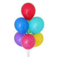 Assorted Latex Balloons for Birthday Parties and Decorations - 5, 10, 12, 18-inch Packs
