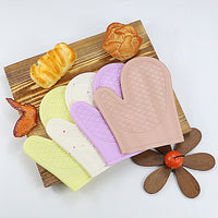 Thickened Silicone Heat Resistant Oven Mitts for Baking and Cooking