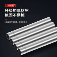 Stainless Steel Chimney Pipe for Wood Stoves and Heaters, Exhaust Vent Tube