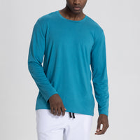 Men's Long Sleeve Basketball Training T-Shirt Quick Dry Running Fitness Top