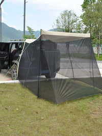 SUV Tailgate Tent with Mosquito Net, Sunshade, and Rain Protection