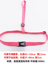 Swim Buoy Tow Leash and Waist Belt for Open Water Swimmers