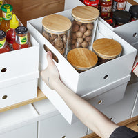 Japanese Style Storage Box with Lid and Wheels for Clothes, Toys, Books, and Sundries - Large Capacity Cabinet Organizer