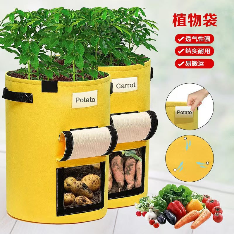 Felt Potato Grow Bags Non-Woven Fabric Plant Growing Container for Vegetables