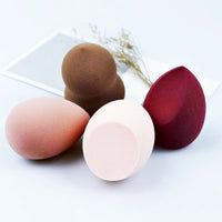 Super Soft Makeup Sponge Blender - Teardrop, Gourd, or Beveled Shape for Wet/Dry Use