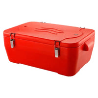 Stainless Steel Insulated Cooler Box for Outdoor Camping, Large Capacity Portable Food Warmer and Cooler