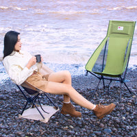 Portable Folding Moon Chair for Camping, Fishing, and Outdoor Leisure