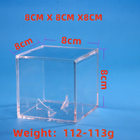 Acrylic Transparent Baseball Display Case Dustproof Golf Ball Storage Box
