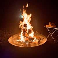 Outdoor Fire Pit Brazier for Camping Patio Bonfire Wood Burning Charcoal Heater