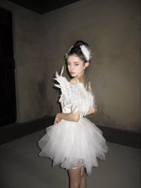 Fantasy Angel Elf Cosplay Costume for Photography, Halloween, and Stage Performances
