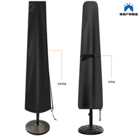 Outdoor Cantilever Umbrella Cover Waterproof Windproof Banana Umbrella Canopy Replacement