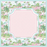 Thickened Non-Slip Mahjong Table Mat with Floral Pattern for Quiet Gameplay